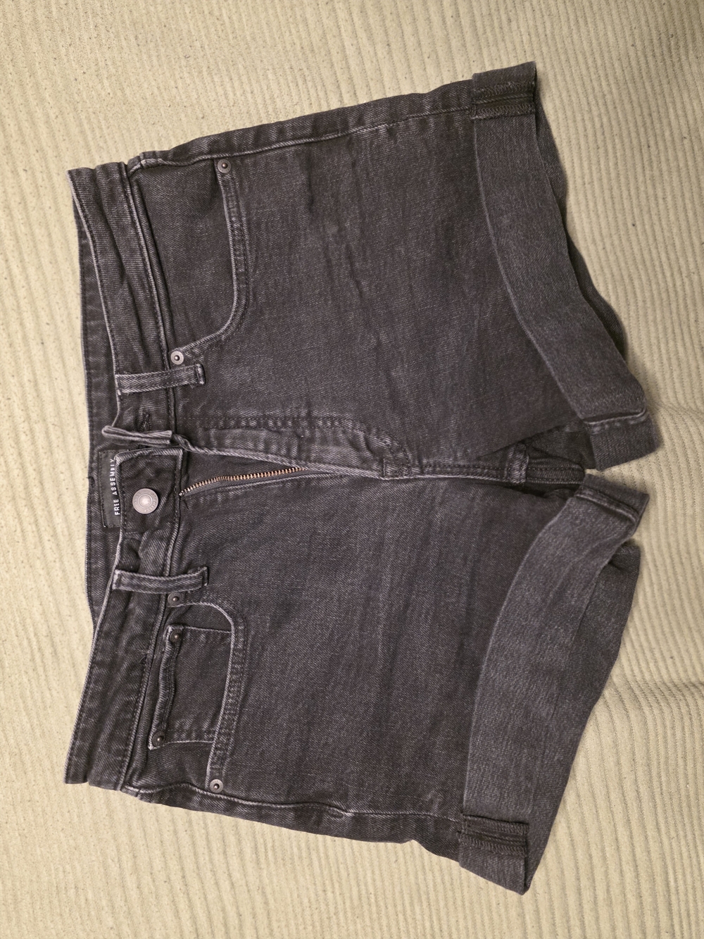Women's Black Denim Jean Shorts